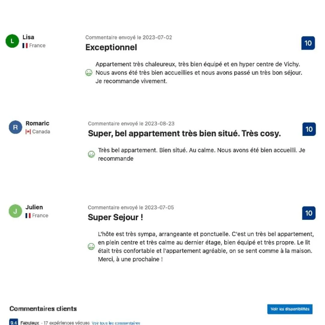 Bleu - Eden - Appartement Moderne En Hypercentre Vichy 0*,
